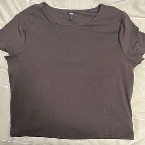 Crop, body contour top